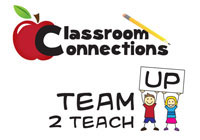 Classroom Connections and Team Up 2 Teach Logos