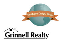 Grinnell Realty and Intelligent Designs Media Logos