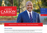 Andre Carson for Congress Website