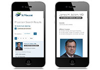 St.Vincent Physician Finder Mobile Site